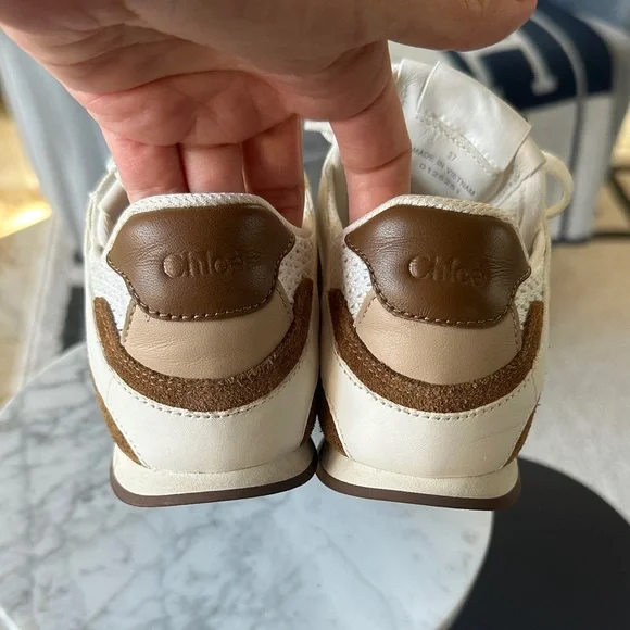 Chloe Kick Low Top Sneakers - Picture 7 of 9